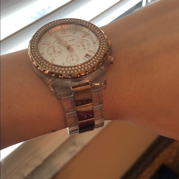 Michael Kors Ritz Pav Twotone Watch 